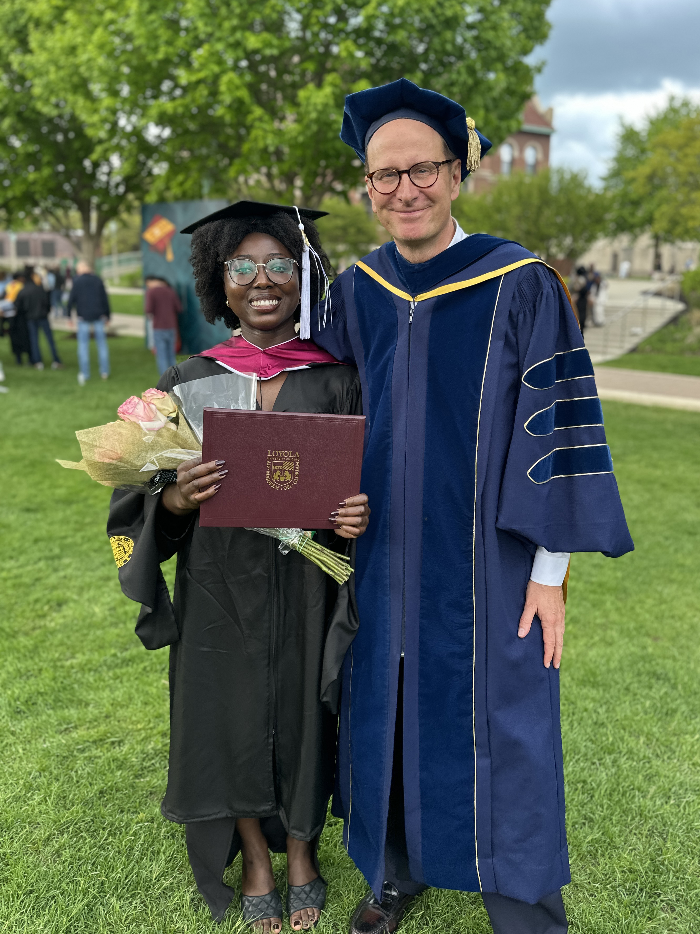 Yujay Massah and Brad Hunt, Spring 2024 Graduation